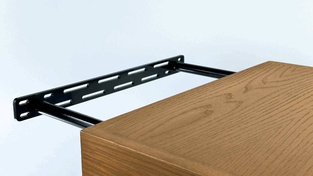 (2 in Thick) Walnut Corner Floating Shelf