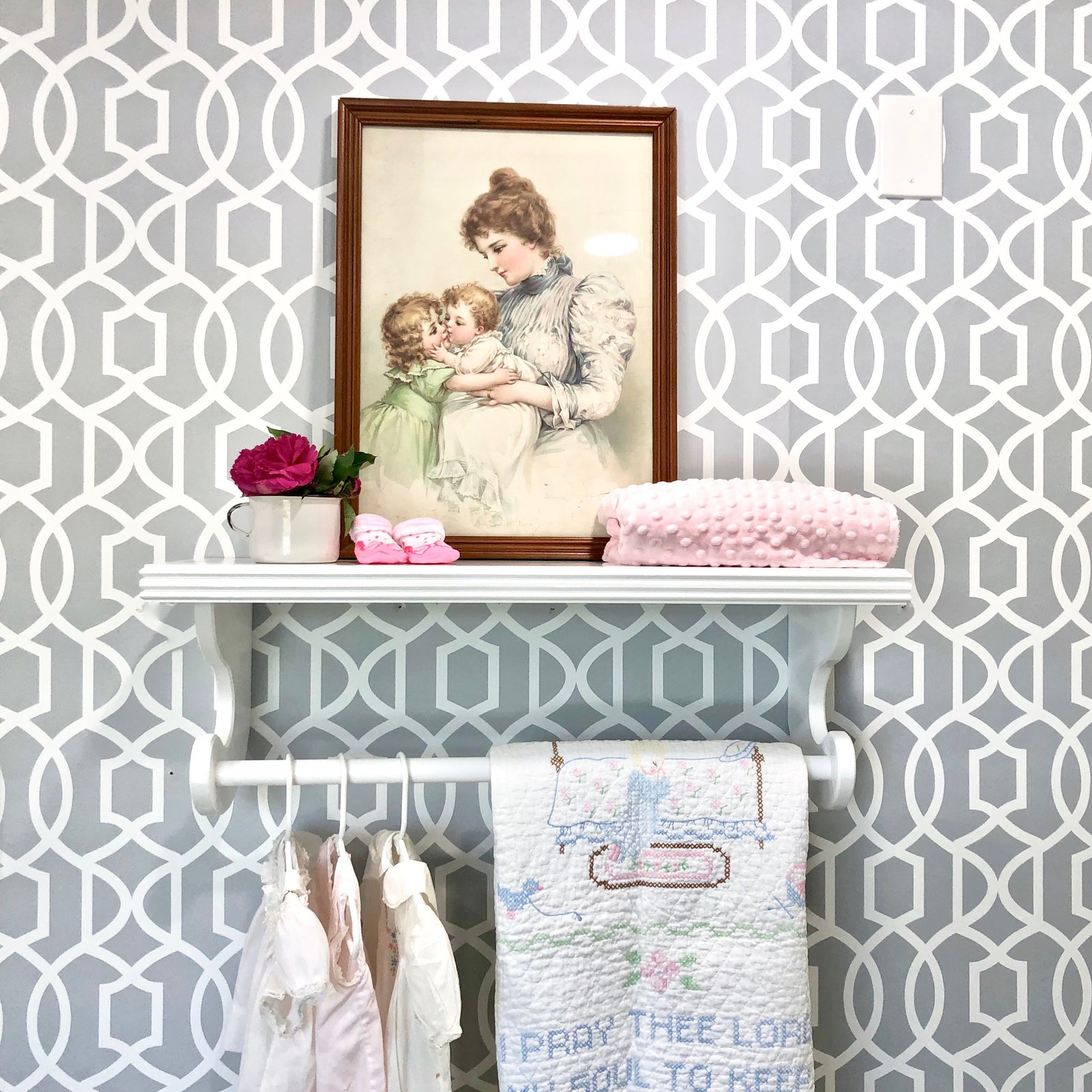 nursery rod shelf