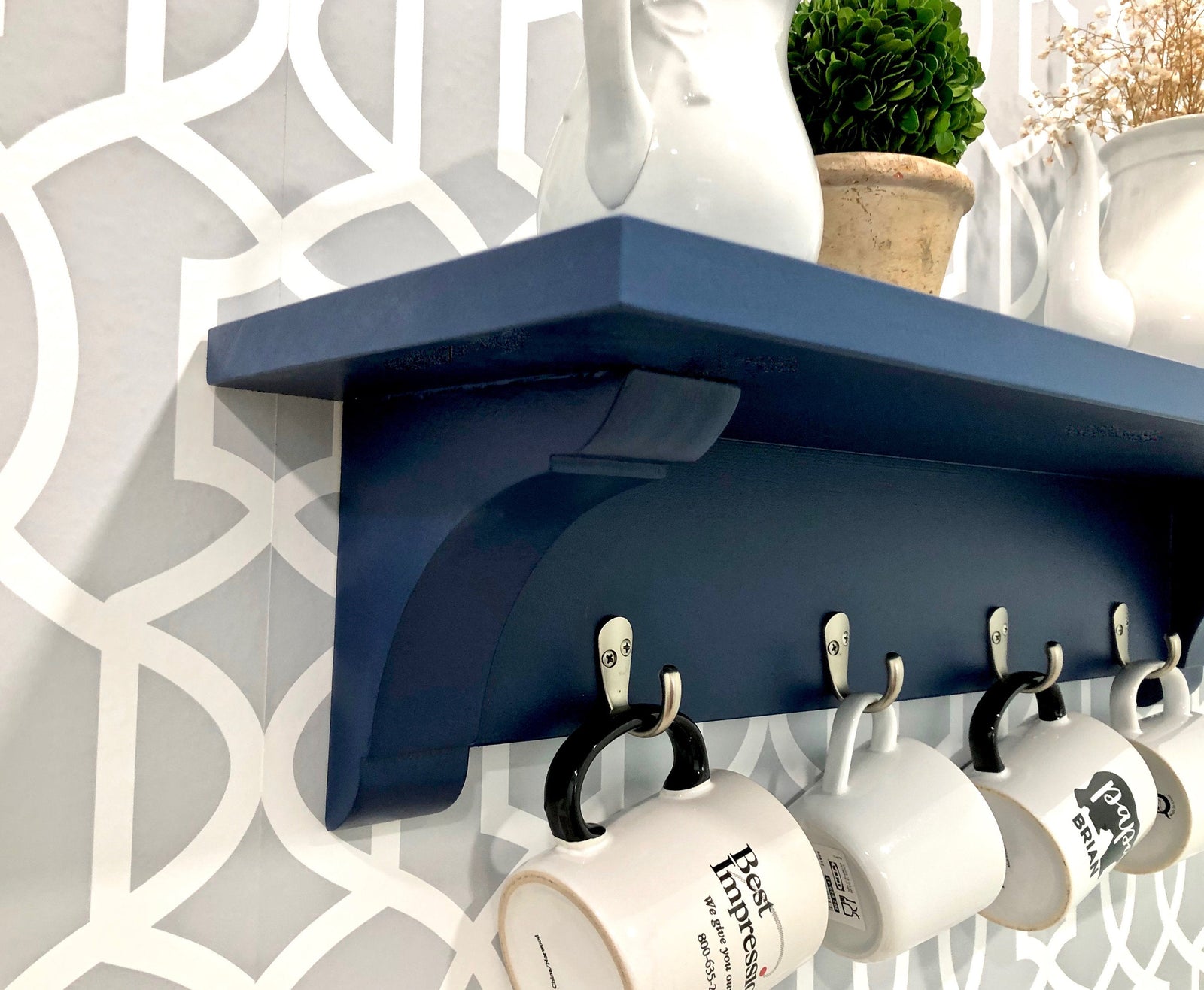 coffee cup shelf