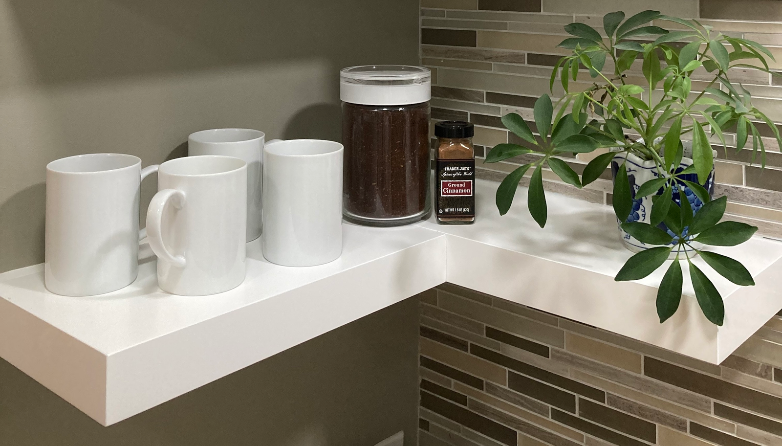 Corner Floating Shelves