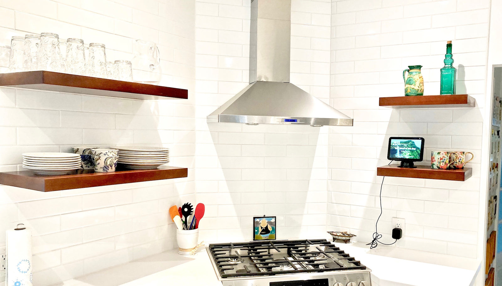 Maple Floating Shelves