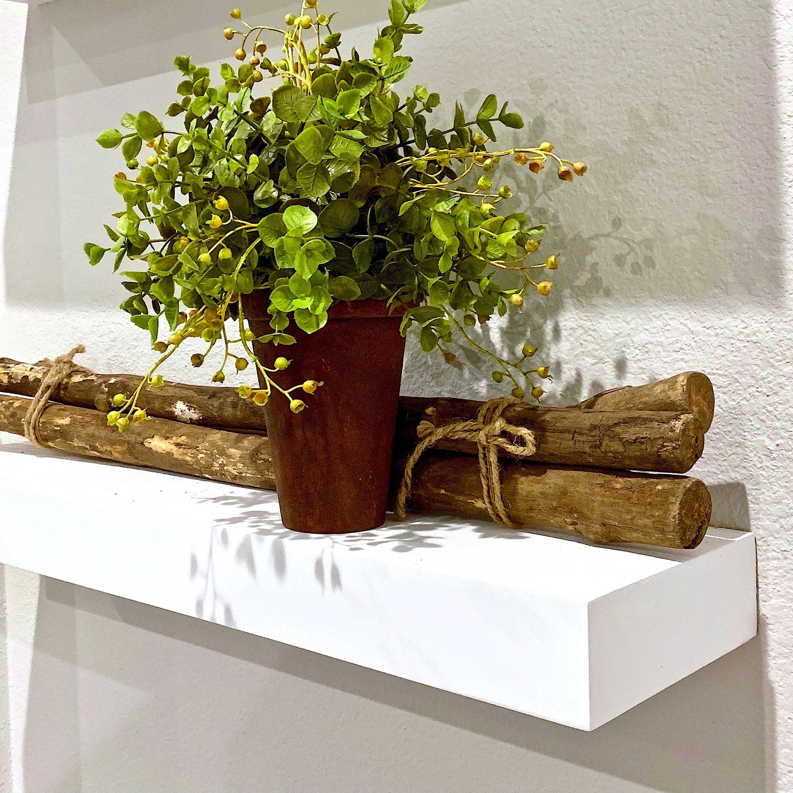 18-in Painted Floating Shelf -express shipping-color options