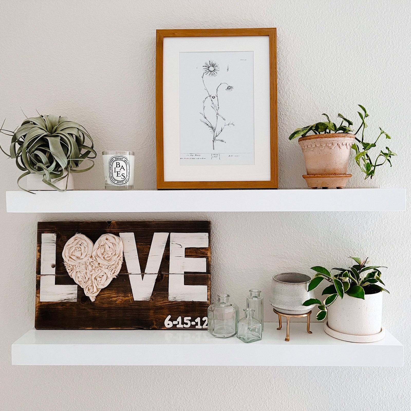 30-in Painted Floating Shelf -express shipping-color options