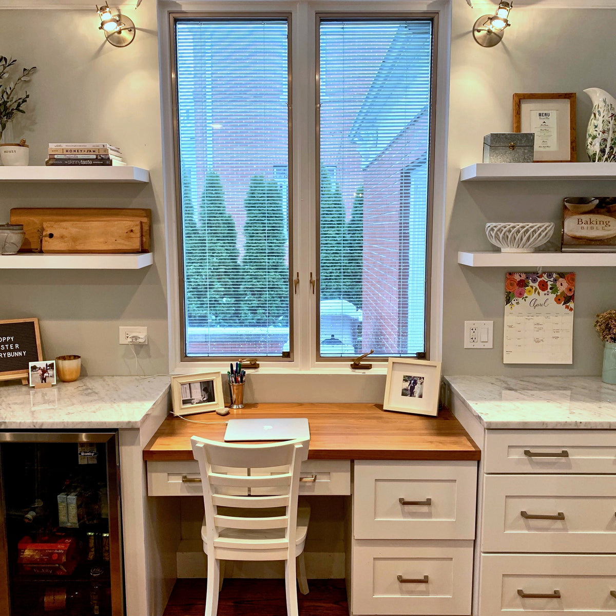 18-in Painted Floating Shelf -express shipping-color options