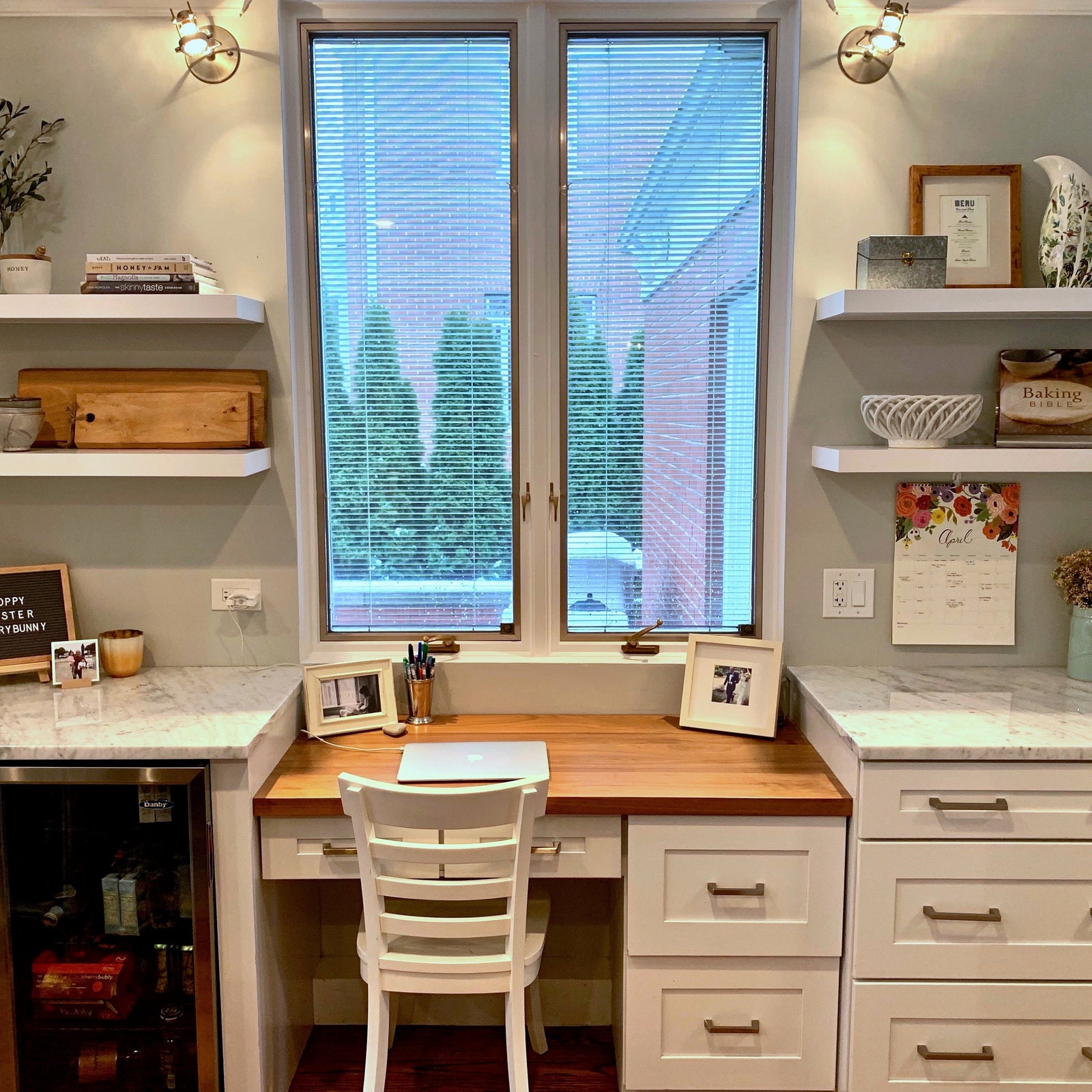 18-in Painted Floating Shelf -express shipping-color options