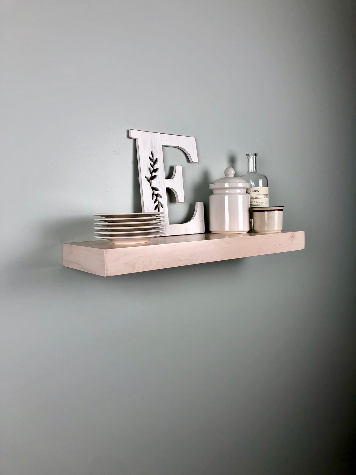 (3 in Thick) Maple Floating Shelf
