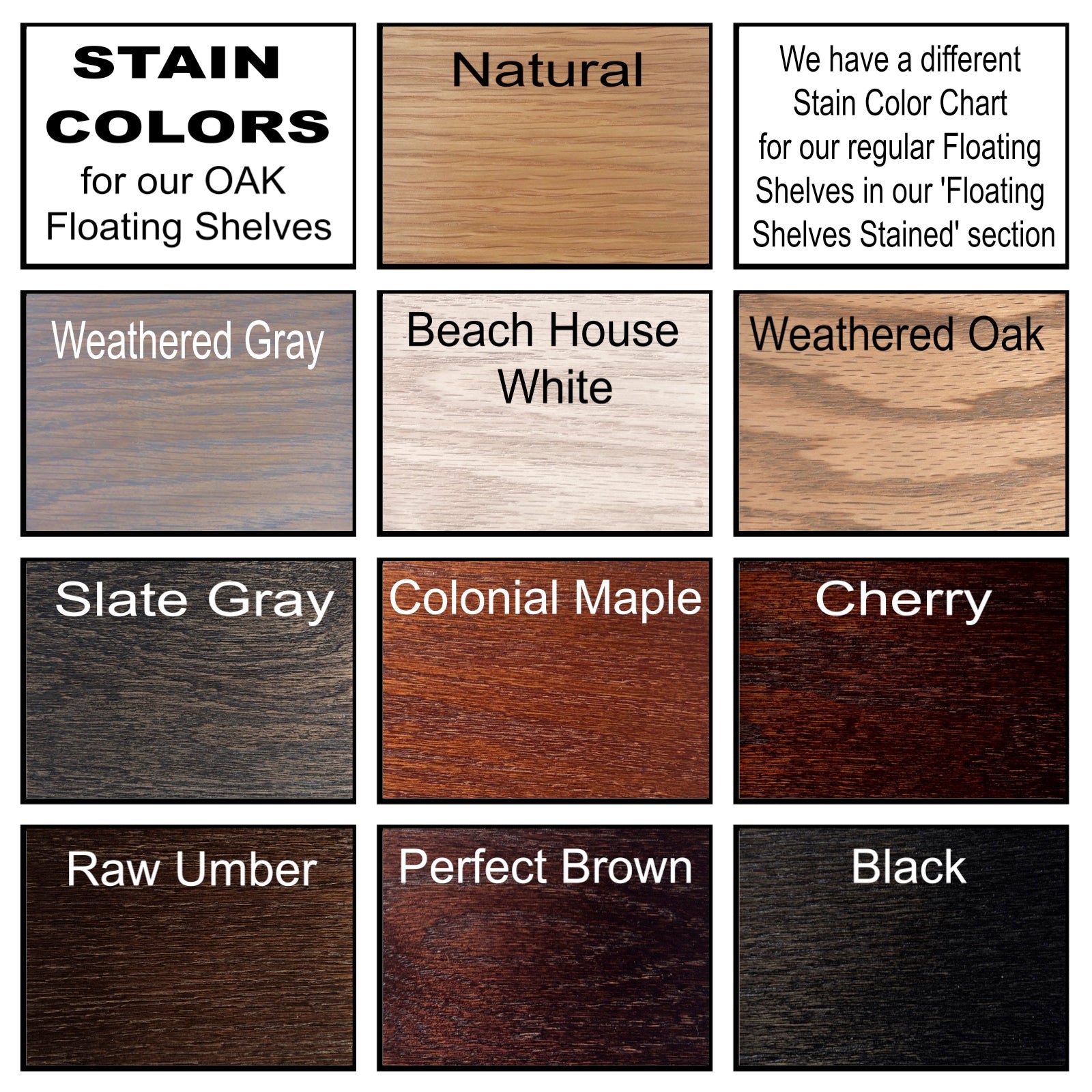 24-in Oak Floating Shelf -express shipping-color options