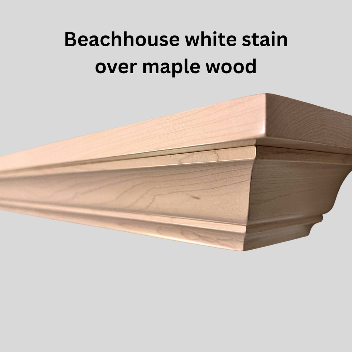 Stained Crown Molding Shelf