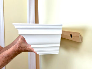 Crown Molding Floating Shelf