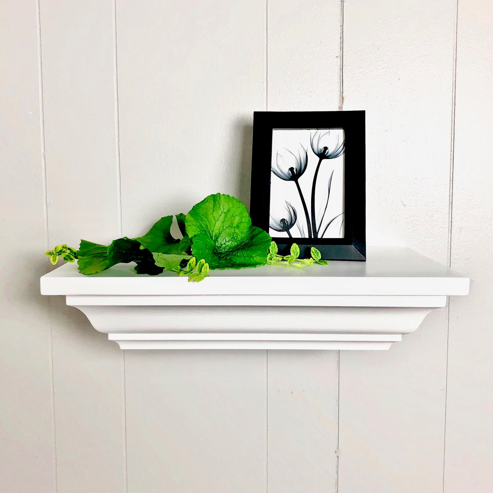 crown molding floating shelf