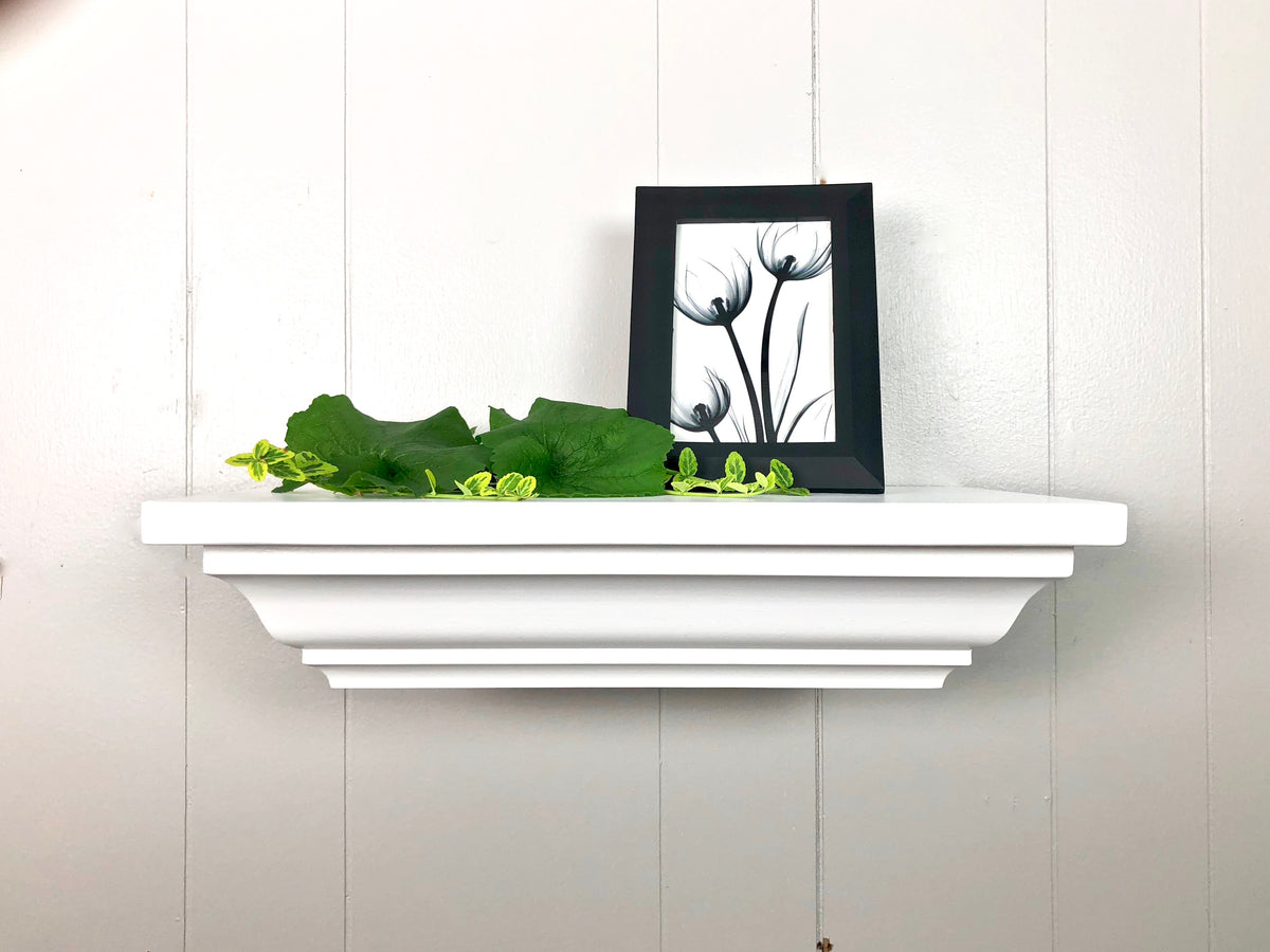 crown molding floating shelf