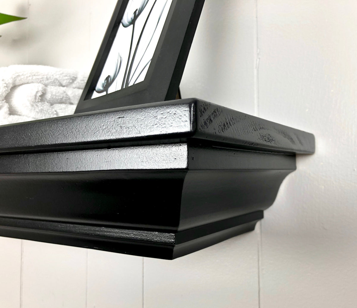crown molding floating shelf