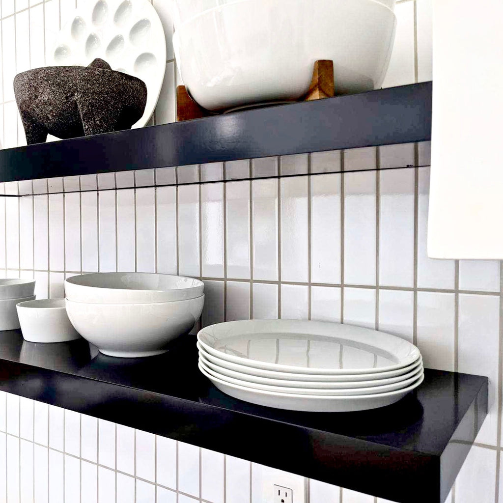 Floating 2024 wall shelf, black