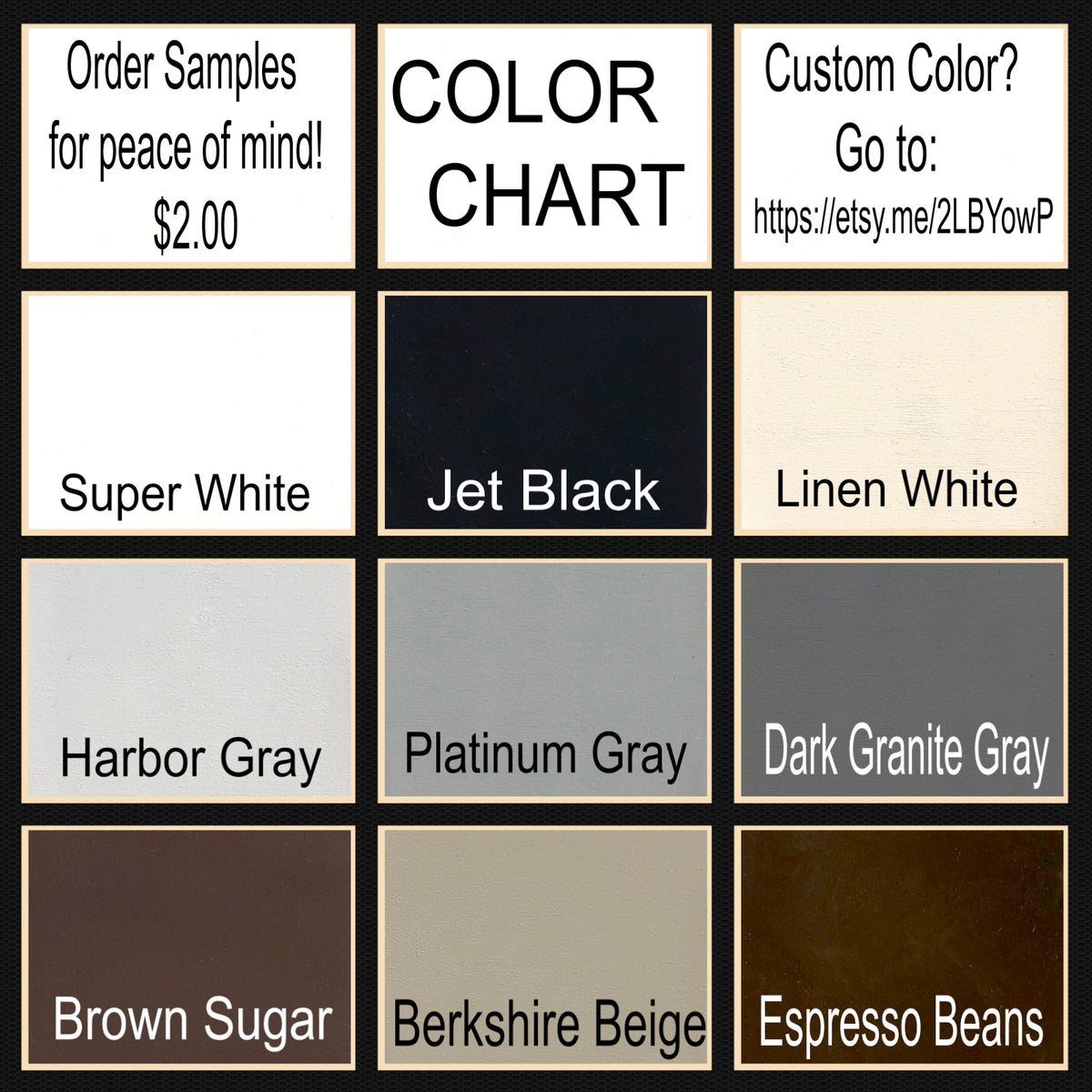 paint color options
