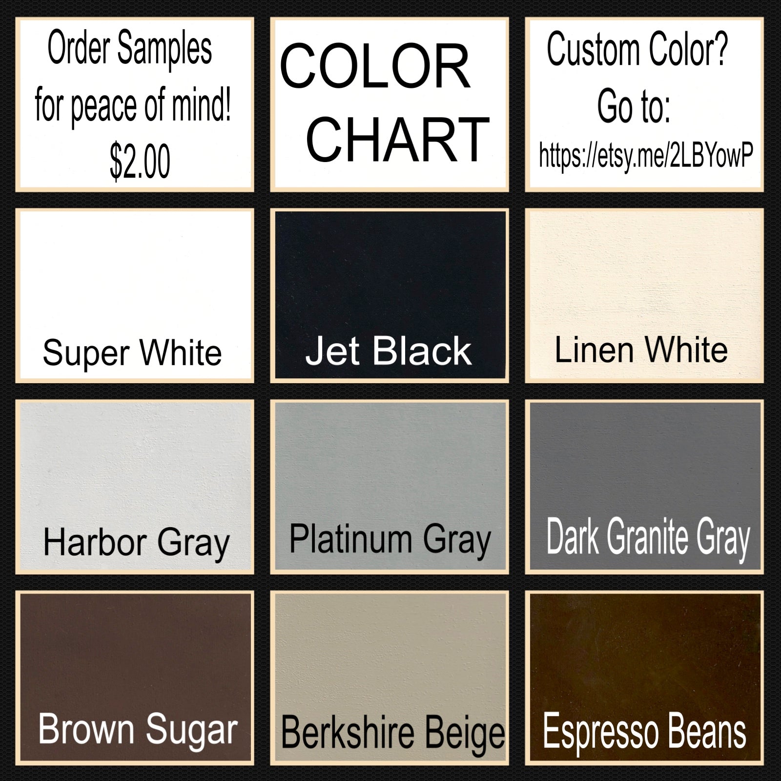 paint color options