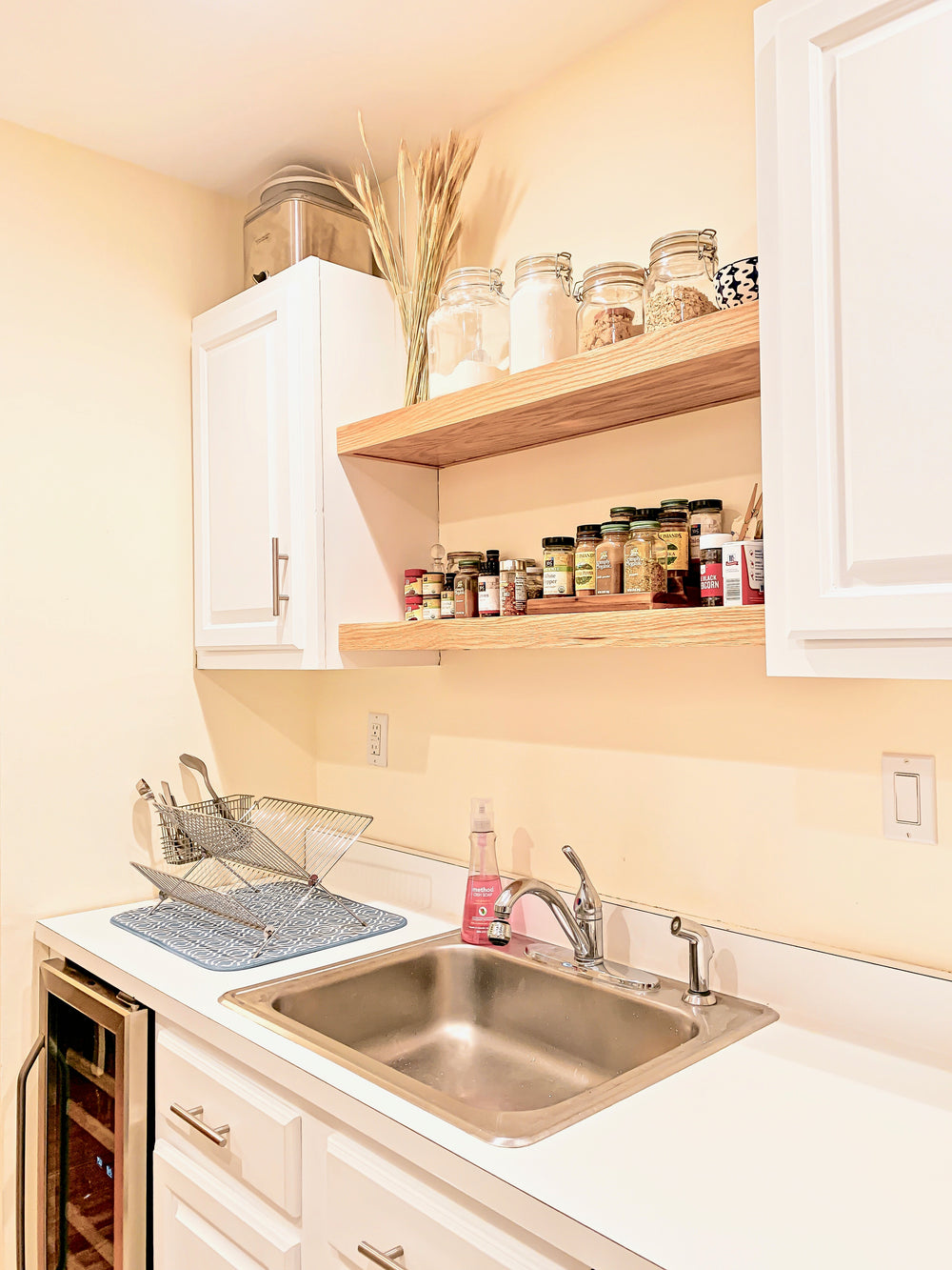 Natural Oak Floating Bathroom Shelf | The Shelf Shop