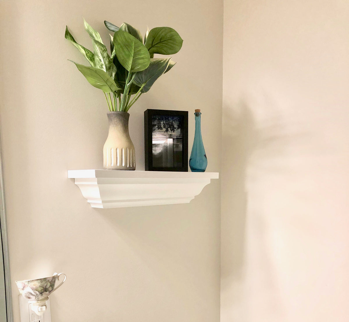 crown molding floating shelf