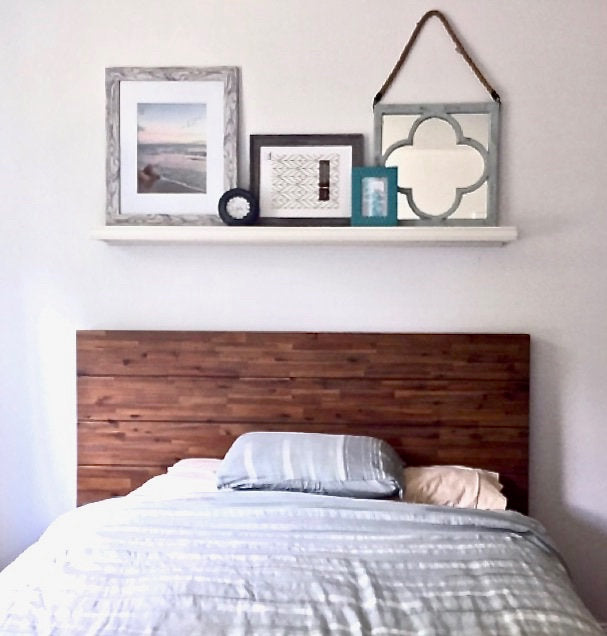 white floating shelf