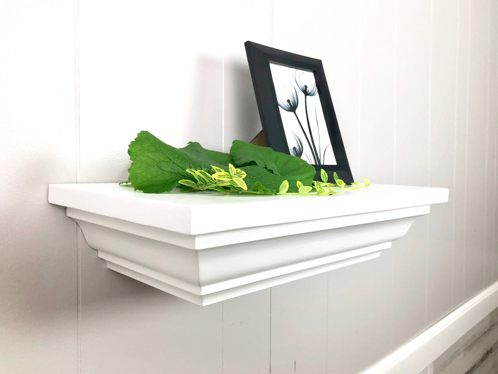 crown molding floating shelf