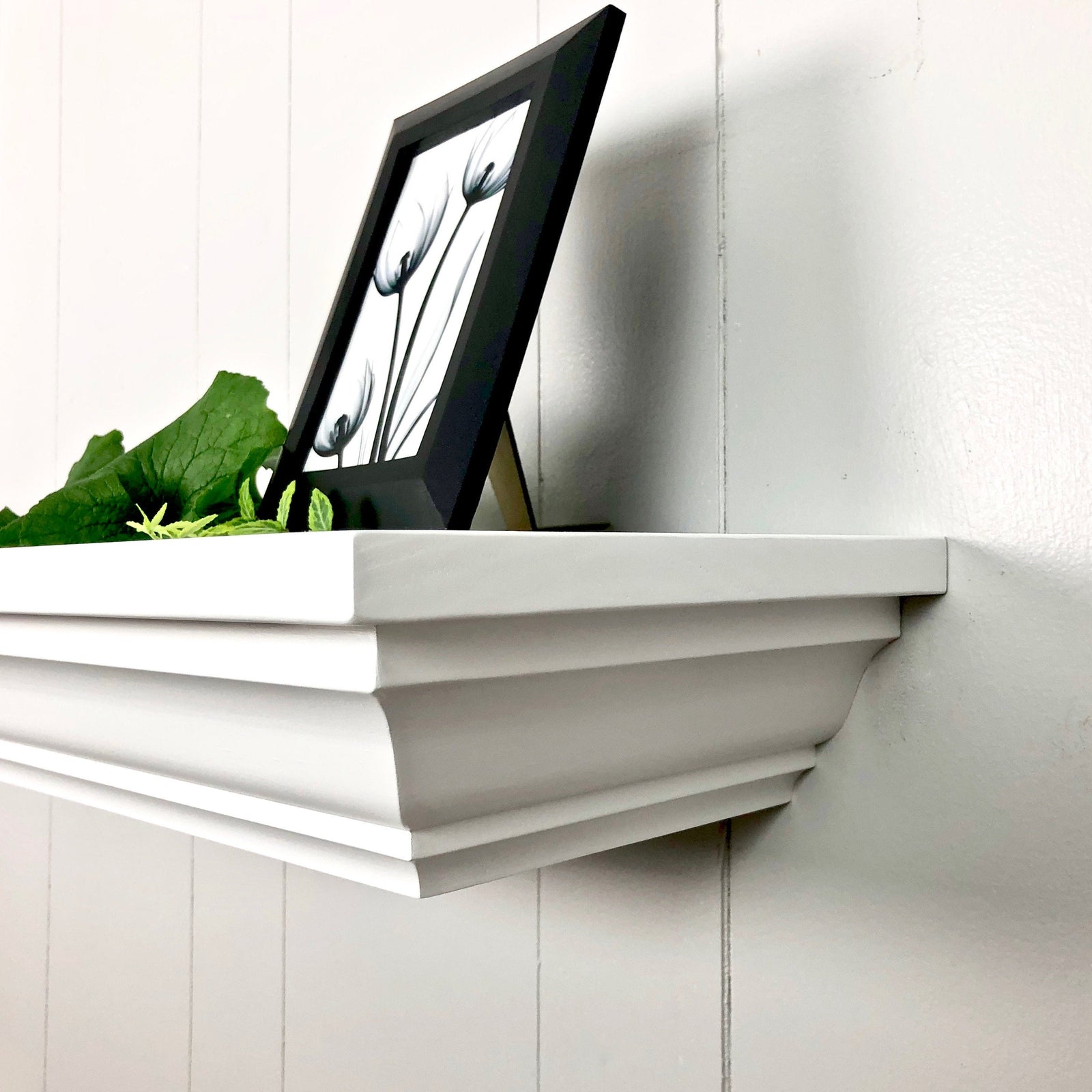crown molding floating shelf