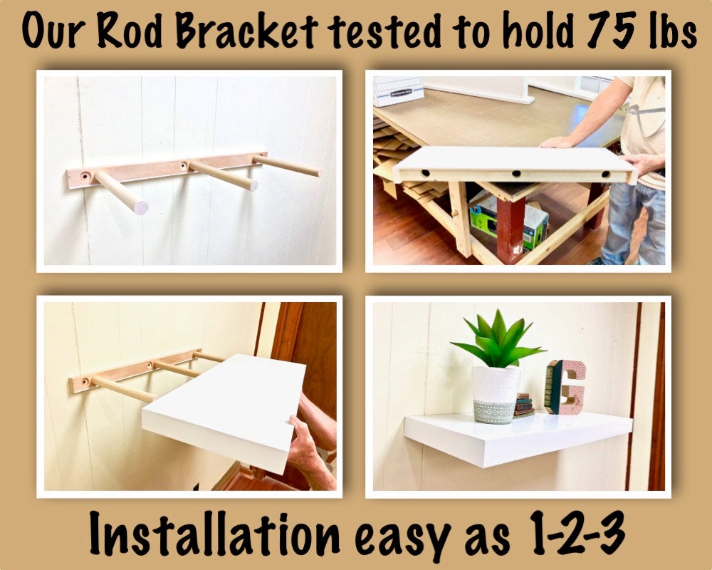 Painted Floating Shelf The Shelf Shop