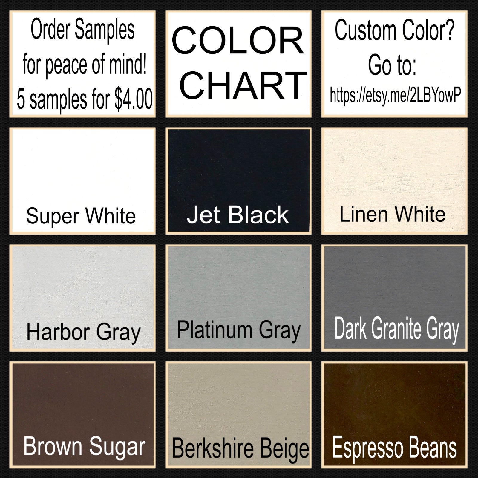 paint color options